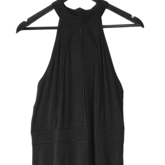 Berydress Black Sleeveless Halter Neck Full Length Mermaid Cocktail Gown XL NWT - Picture 4 of 8